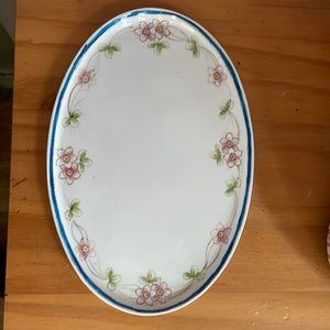 Vanity tray hand painted Nippon.